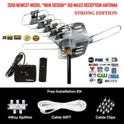 Five Star 360 Degree Rotation Antenna 150 Miles UHF/VHF, Infrared Remote Control