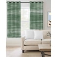 thumbnail image 2 of Sage Green Blackout Curtains for Bedroom Living Room Darkening Curtains 54 Inch Long Vintage Modern Abstract Art Ombre Short Curtain for Small Window Treatment Insulated Grommet Drapes 42"x54"x2, 2 of 9