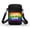 Love Theme Design, variant on HELLHERO Flowers Travel Crossbody Purse, Polyester Double Layer for Women
