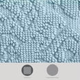 thumbnail image 5 of Jean Pierre Ricardo Cotton Fringe 27 x 45 in. Bath Rug, Light Blue, 5 of 7