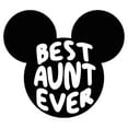 thumbnail image 2 of Women's Mickey & Friends Best Aunt Ever Mouse Ears Graphic T-Shirt, 2 of 4