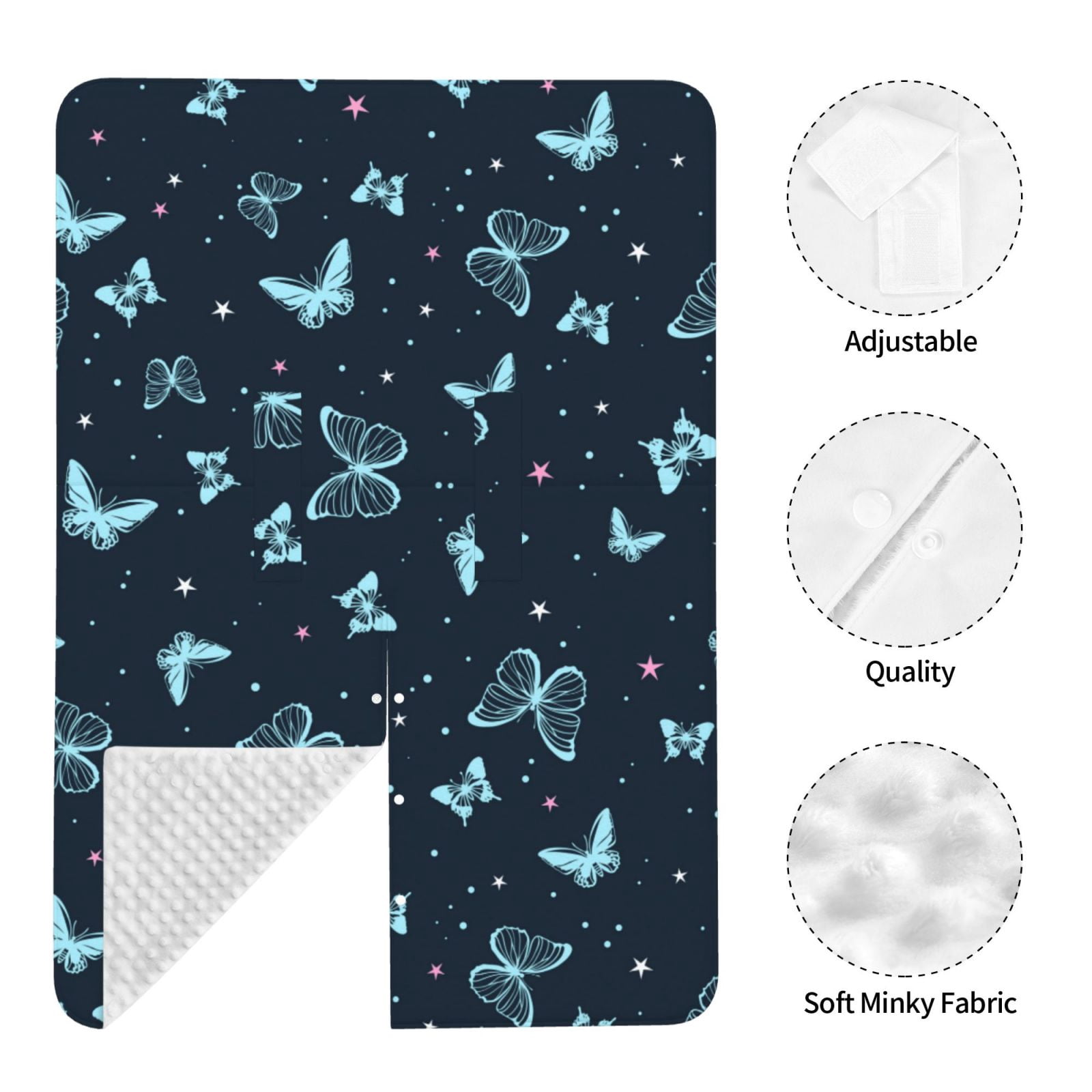 Car Seat Cover Baby - Beautiful Butterflies Breathable Infant Car Seat Cover for Baby Carseat, Lightweight Comfort Baby Essentials Must Haves Newborn Stuff for Girl Boy