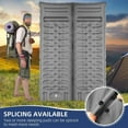 thumbnail image 2 of Lightweight, Thick Outdoor Inflatable Sleeping Pad - Fast Foot Pump & Portable Gray, 2 of 10
