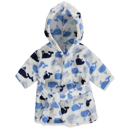 Baby Boys' "Splashy Whale" Robe