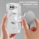 thumbnail image 4 of For Google Pixel 9a Case Compatible with MagSafe RFID Blocking Leather Phone Cover - Black, 4 of 5