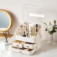 thumbnail image 3 of Organizador de maquillaje SUNFICON grande con cajones y tapa antipolvo, 3 of 9