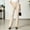 Beige womens pants 03, variant on Plus Size Dress Pants for Women Straight Slim Leg High Waist with Pockets Stretchy Casual Trousers for Office Work Pants