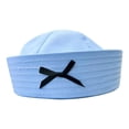 thumbnail image 4 of Sombrero de marinero, accesorio de cosplay, sombrero de capitán de la marina para espectáculos de Halloween. Azul, 4 of 9