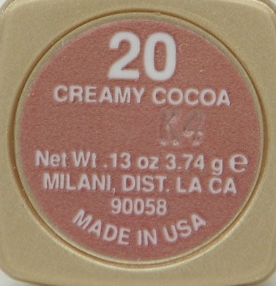 milani lipstick creamy cocoa 20