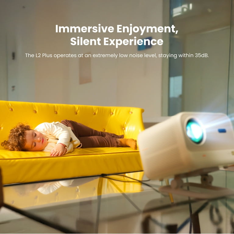 YABER L2 Plus 1080P Projector, 460 ISO, JBL Speakers with Dolby