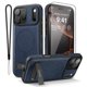 thumbnail image 1 of Funda de piel con función atril magnética WTCASE para iPhone 17 Pro Max, 1 of 8