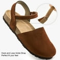 thumbnail image 4 of Ecetana Sandals for Women Cork Footbed Closed Toe Flat Sandals with Arch Support, 4 of 7