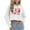 White ③, variant on qucoqpe Valentine's Day Women's Sweatshirt Fashion Love Heart Printed Crewneck Shirt Tops Casual Long Sleeve Adjustable Drawstring Hoodies