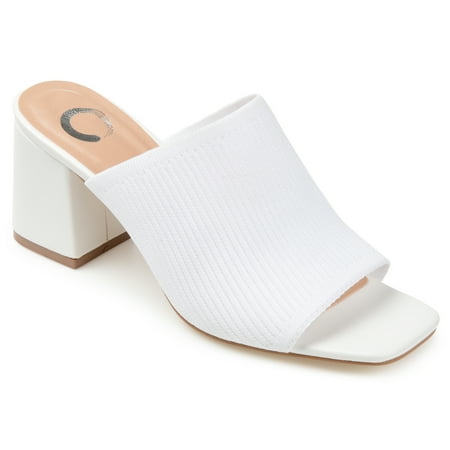 

Journee Collection Womens Lorenna Wide Width Open Square Toe Block Heel Sandals