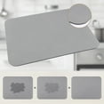 thumbnail image 5 of Unique Bargains Large Quick Dry Coffee Bar Mats for Countertop Light Gray 19.7*15.7 inch, 5 of 7
