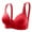 Red, variant on Women's Solid Color Front Closure Large Size Thin Bra Underwear Backless Bra Strapless Front Buckle Lift Bra Padded Underwire Bra Sports Brawls for Women Workout Bra for Women Bras for Women Pack