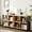 Maple, variant on 63" 8 Cube Horizontal Bookshelf Long Bookshelf Wood Cube Storage Organizer Wood Cubby Bookcase for Living Room Maple