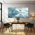 thumbnail image 3 of Abstract Canvas Wall Art South Pole Landscape Painting Wall Decor For Bedroom Livingroom Office, 3 of 6
