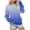 Dark Blue, variant on Sweatshirts for Women , Womens Sweatshirts without Hood Casual Gradient Printed Pullover with Pockets Autumn Long Sleeve Tops Crewneck Sweaters Loose Fit Sweatshirt Comfy Elegant Sweatshirtss