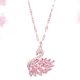 thumbnail image 2 of Collar de circón Gargantilla de moda Elegante Cadena para el cuello Collar en forma de cisne Joyas para el cuello Rosa, 2 of 7