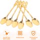 thumbnail image 3 of unbranded Cucharas Compactas De Aleación Doradas Para Postres Con Mango Y Acabado Delicado Para Casa, 3 of 6