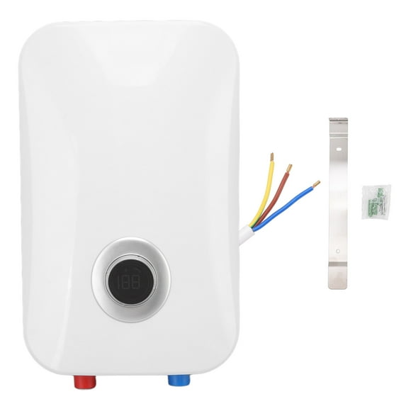 W Tankless Water Heater,7500W Instantaneous Water Heater Electric Thermostatic Water Heater Instantaneous Water Heater Power Packed Performance