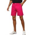 thumbnail image 4 of Lars Amadeus Dress Shorts for Men's Classic Fit Lightweight Flat Front Business Chino Shorts, 4 of 5