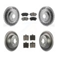 thumbnail image 1 of Transit Auto Front Rear Coated Disc Brake Rotors and Semi-Metallic Pads Kit for Car 2007-2008 Mercedes-Benz SLK280 with Sport Package KGS-100969, 1 of 11