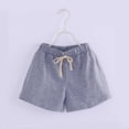 thumbnail image 2 of SROBPTY Teen Girls Summer Shorts Solid Elastic Waist Loose Breathable Pants for 2-18Y, 2 of 5