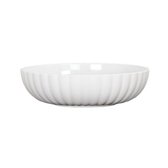 Cal Mil White Scalloped Bowl, 76 Ounce Capacity -- 6 per case.