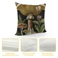 thumbnail image 4 of Qinduosi Boho Mushroom Pillow Covers, Black Mushrooms Outdoor Decorative Throw Pillow Covers Vintage Farmhouse Pillowcase Linen Mushroom Decor for Couch Home Sofa White, 4 of 5
