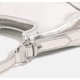 thumbnail image 2 of LHSHID Vintage Crescent Bag Silver Tote Purse for Women Y2k Tote Bag Shiny Leather Shoulder Bag Clutch Zipper Hobo Evening Bag, 2 of 7