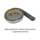 thumbnail image 2 of Fireplace Tape Seal Multifunctional White Flat Rope for Fireplace Door Glass, 2 of 3