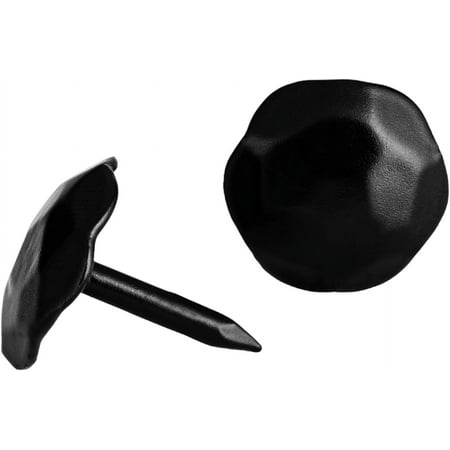 

50 Pack 0.75 Inch Small Clavos Decorative Nails Black Shutter Fasteners Ornamental Nails Tacks Decorative Nail Heads for Exterior Window Shutters Faux Wood Beams by