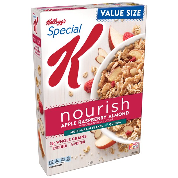 Kellogg's Special K Nourish Apple Raspberry Almond Cereal 18.5 oz