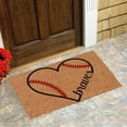 thumbnail image 5 of Hewann Fun Doormat Sports Baseball Rug Non-Slip Absorbent Carpet for Entryway, Bathroom, Kitchen | Fun Alphabet Theme for Home Decor & Gift Sports Area Rug, 5 of 7
