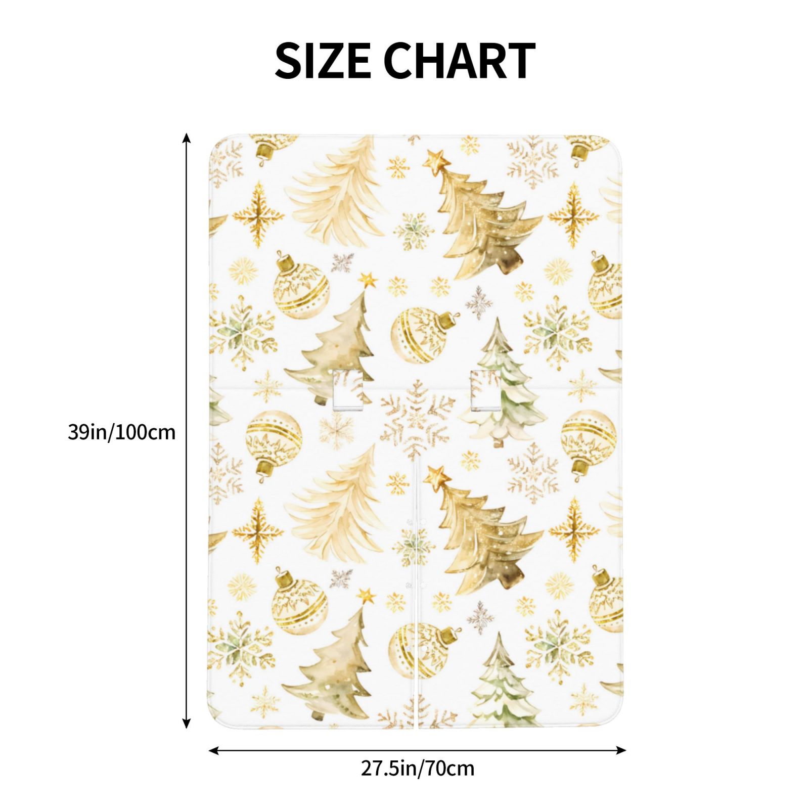 Car Seat Cover Baby - Gold Christmas Tree Breathable Infant Car Seat Cover for Baby Carseat, Lightweight Comfort Baby Essentials Must Haves Newborn Stuff for Girl Boy