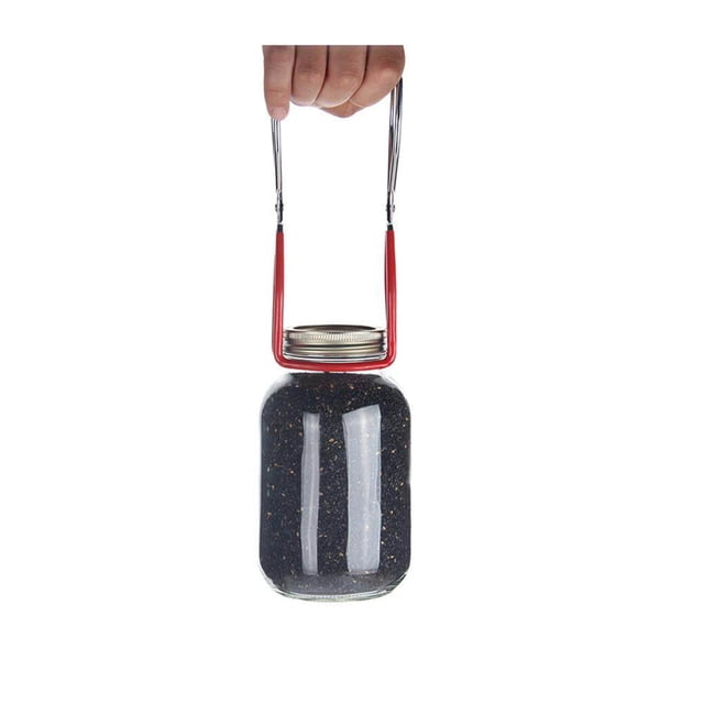 fastboy 2PCS Stainless Steel Jar Lifter Anti-Scald Clip Firm Durable Kitchen Tools Wide-Mouth Clip