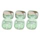 thumbnail image 3 of Paquete de 3 estuches compactos con espejo, minicaja de almacenamiento a prueba de fugas para uso diario Verde, 3 of 9