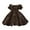Coffee, variant on TBWNWG Stylish Girl's Dress with Bow and Delicate Puff Sleeves for,Size 12-18 Months