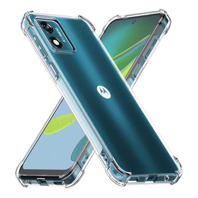 Funda para Moto E13 Kiosla Hard Shell con Aribag esquinas Reforzadas transparente