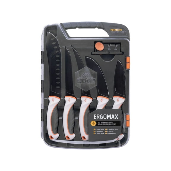 Outdoor Edge Ergo Max Professional Grade Knife Set for Effortless Game Processing