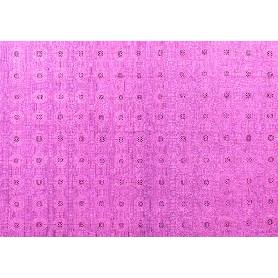 Ahgly Company Indoor Rectangle Abstract Pink Modern Area Rugs, 8' x 10'