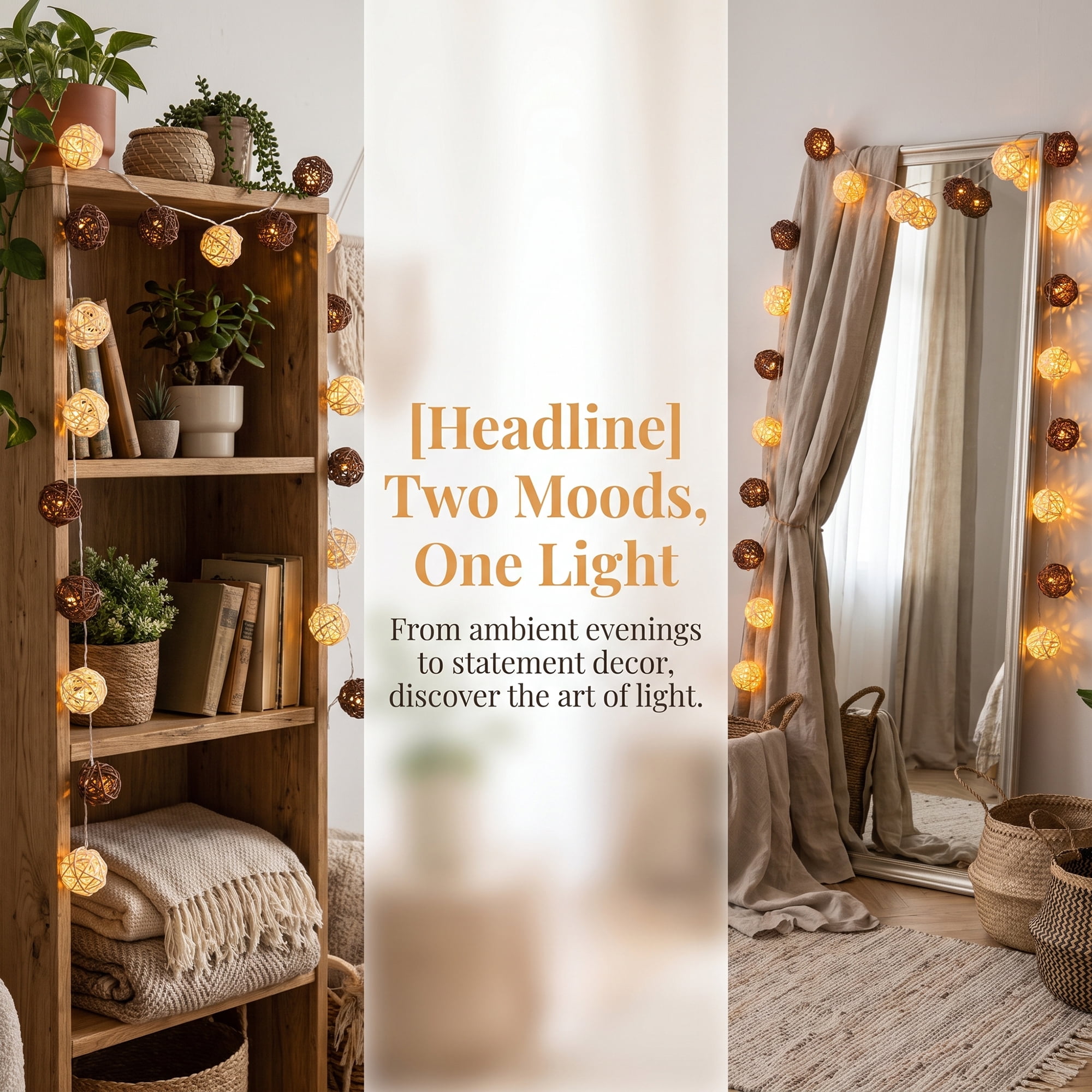 Unique Bargains Lights for Home Use with Flexible Design 9.8 ft Coffee USB Powered