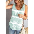 thumbnail image 2 of ABPHQTO Camiseta de tirantes de mujer verde con estampado tie-dye, 2 of 5