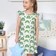 thumbnail image 4 of Fotbe St. Patrick's Day rainbows Vestido de Dormir para Niñas de 3 a 10 Años, Mangas Cortas, Estilo Princesa, Pijama Camisón con Mangas Voladas-Large, 4 of 6
