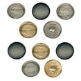 thumbnail image 1 of Inside of Whole Melon Set of 10 Metal 0.6" (15mm) Sewing Shank Round Buttons - Gold Color, 1 of 5