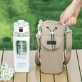 thumbnail image 3 of Specollect Clearance 2Pcs Water Bottle Carrier Bag for Cup ,Insulated Nylon Water Bottle Holder Cross-body Bag with Adjustable Shoulder & Handheld Strap Cup Accessories, 3 of 5
