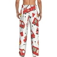 thumbnail image 3 of Xecao Fire Truck Men's Straight Lounge Pajama Pants: The Ultimate in Comfortable Sleepwear, 3 of 9