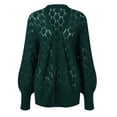 thumbnail image 4 of Vedolay Women's Cardigan Sweaters 2023 Fall Open Front Ribbed Knit Oversized Cardigan Sweaters with Pockets Green,S, 4 of 5